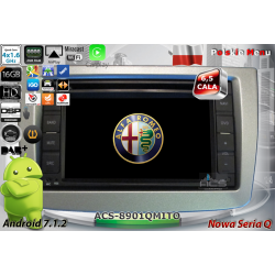 Radio dedykowane Alfa Romeo Mito Android 9 CPU 8x1.87GHz Ram4GB Dysk32GB DSP DVD GPS Ekran HD MultiTouch OBD2 DVR DVBT BT Kam